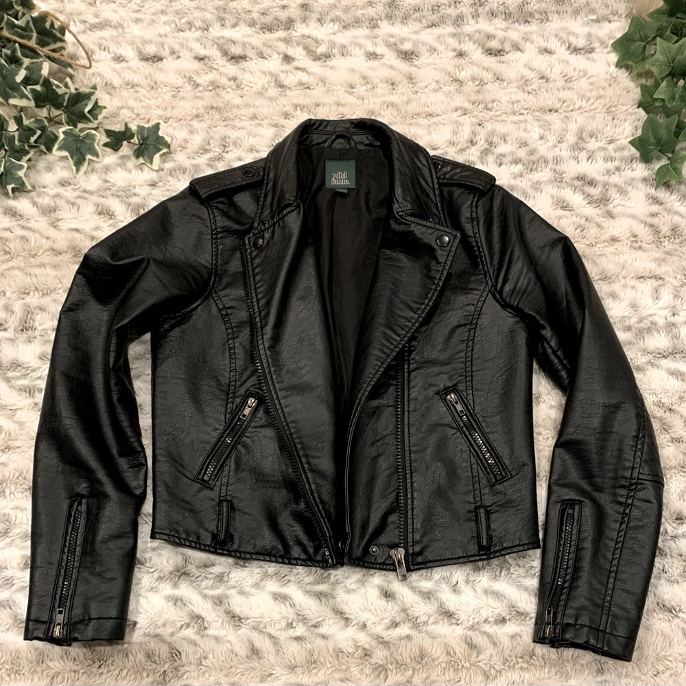 Wild Fable black leather jacket